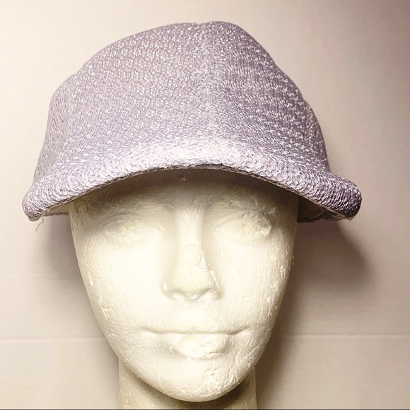 Men’s breathable beret hat, light grey/silver, light weight, size 58 cm circum. - Picture 3 of 7
